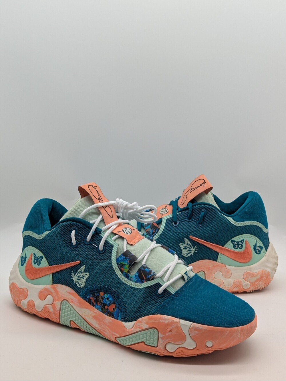 Nike PG 6 All-Star Weekend Mens Size 12 Teal Pink Basketball Shoes DH8446-900